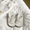 Chanclas retro de lunares con perlas a la moda para uso exterior, sandalias de playa de suela gruesa que aumentan la altura, chanclas que aumentan la altura, zapatillas de casa de moda