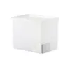 Caja de Almacenamiento Transparente con Tapa para Papelería, Gomas para el Cabello, Maquillaje, Artículos Pequeños para el Hogar de Uso Múltiple, Caja de Almacenamiento Organizadora con Tapa de Doble Apertura