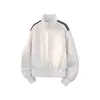 Chaqueta corta para ir al trabajo, moda otoñal para exteriores, estilo retro americano, atuendo de una sola capa, chaqueta versátil para mujer, adecuada para figuras petite