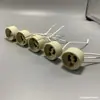 Portalámparas de Cerámica GU10 Portalámparas Accesorios para Lámparas Portalámparas de Cerámica G5.3 Base para Lámpara Halógena con Cable de Silicona Resistente a Altas Temperaturas