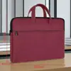 Maletín de Negocios con Logo para Hombre de Tela Oxford Bolsa para Computadora Impermeable Bolsa para Documentos de Conferencia de Información Impresión