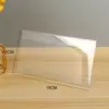 Etiqueta de Cartão de Mesa Acrílico A4 Dupla Face Espessada Transparente Suporte de Exibição de Placa de Mesa Suporte de Etiqueta de Preço Cartão de Mesa Atacado