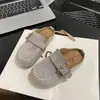 Pantuflas Cerradas de Medio Pie Estilo Dulce para Niñas, Nuevo Diseño Exterior de Primavera 2026, Pantuflas Versátiles Estilo Birkenstock