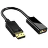 Adaptador de DisplayPort para HDMI Grande Macho para Fêmea Pequeno Shell Banhado a Ouro 4K 1080p DP para HDMI HD