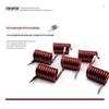 Fabricante de Molas Fio Esmaltado para Fone de Ouvido Bobina Indutora Bobina Inclinada Condutiva Fio de Cobre Conector de Alumínio Produção