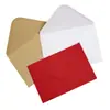 Em Estoque Envelopes Kraft Vintage Estilo Europeu Vermelho e Branco, Papel de Carta, Cartões de Cumprimentos, Sacos Especiais para Convites, Cartões de Convite