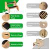 Taburete de pie de madera maciza transfronterizo Escalera de doble capa Hogar Baño Taburete de escalón para lavar Taburete de pie Taburete de madera creativo para aumentar la altura