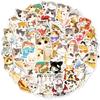 Compra Directa Transfronteriza [con Certificación Ce.Cpc] 50 Piezas de Varios Adhesivos Decorativos Lindos de Gatitos Amazon Impermeables