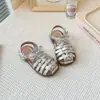 Sandalias para Niña Verano Nuevo Estilo Sandalias Infantiles Tejidas Encaje Moño Estilo Fresco Sandalias para Bebés Niñas