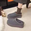 Botas de Nieve para Mujer 2025 Nuevo Modelo de Invierno, Unisex, Forradas de Polar, Suela Gruesa, Media Caña, Cálidas, Antideslizantes, Estilo Noreste, Piel y Piel Integradas