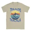 Camiseta Casual Tralalero Tralala Algodão Masculina Feminina