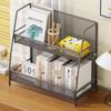 Estante de Mesa Organizador de Mesa Prateleira de Armazenamento Multicamadas Prateleira em Camadas para Mesa de Escritório Estante de Armazenamento para Mesa de Escritório de Dormitório de Estudante