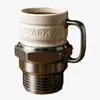 Taza Popular Transfronteriza V8V6 Resina Acero Inoxidable Taza de Agua Tiburón Blanco Decoración Adorno Venta al por Mayor Directa del Fabricante