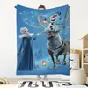 Manta de Franela Linda de la Princesa Elsa de Frozen Manta de Siesta para Niños Dormitorio de Estudiantes Manta Cálida