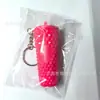 Adornos Colgantes de Copa de Diamante Transfronteriza Colorido Gradiente Americano Plateado Durian Taza Colgante Pajita Diamante Durian Taza Llavero
