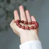 Pulsera de Hilo Hecha a Mano Estilo Medicina Tradicional China con Cuentas de Incienso, una Pieza de Joyería de Diseño Original Hecha a Medida