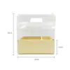 Nova Caixa de Flores Portátil Transparente de PVC Caixa de Flores Dobrável Aula de Arte com Flores Bolo de Flores Assando Flores Caixa de Flores à Prova d'Água