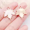 30 Colgantes Variados de Hoja de Arce y Hoja Vegetal Esmaltados de Aleación para Acción de Gracias Accesorios de Joyería DIY para Pulseras, Collares y Colgantes