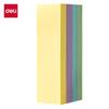 Notas adhesivas Deli BT200 76 x 19 mm con alto valor de color y fuerte adherencia