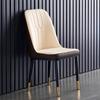 Silla Nórdica para Influencer Respaldo Silla para el Hogar Silla de Comedor para Restaurante Silla de Ocio de Lujo Ligero Silla para Oficina de Ventas Escritorio de Reuniones Silla de Cuero