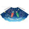 Capas Estampadas de Año Nuevo Felices Hechas a Medida de Fábrica Europeas y Americanas para Niños Pequeños y Jóvenes para Fiestas