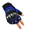 Luvas de motocicleta para esportes ao ar livre, respiráveis, antiderrapantes, de dedo longo e meio dedo, com tela sensível ao toque, luvas de proteção para pilotagem, atacado