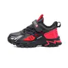 Sapatos para meninos 10-15 anos primavera e outono novos couro leve sola macia infantil estudante leve corrida esportes sapatos