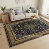 Amazon TEMU Estilo Persa Retro Lavable a Máquina Alfombrilla de Mesita de Noche Sala de Estar Alfombra de Terciopelo Dormitorio Personalizado