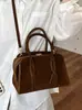 Moda retro, nuevo bolso de mano esmerilado, elegante y versátil bolso tote de gran capacidad, adecuado para ir al trabajo, bolso de hombro y cruzado