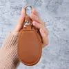 Mini monedero para llaves para hombres y mujeres, bolsa de almacenamiento portátil con cremallera, cubierta protectora para llavero de coche, bolsa colgante portátil al por mayor