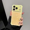 Funda de Epoxy de Color Sólido Simple Adecuada para iPhone 17 Pro Max con Asa, 16 Soporte, 15/16 Pro Anti-Caída Funda para Teléfono 15