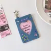 Hisocute Estilo Coreano Colección de Portatarjetas de 3 pulgadas, Almacenamiento de Fotos de Celebridades y Colgador de Exhibición con Cubierta Protectora, Múltiples Estilos Disponibles