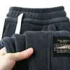 Pantalones Largos Deportivos de Pierna Suelta con Lazo para Hombre Tendencia Primavera y Otoño 2024 Pantalones de Chándal Modernos Pana Pantalones Casuales Estilo Juventud Americana