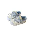 Tênis de Treino Alemão de Aparência Elegante com Sola Grossa para Mulheres, Novos Tênis Brancos Versáteis da Moda Coreana 2026, Sapatos Casuais para Estudantes com Design Ugly-Cute para Mulheres