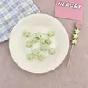 Chen Ming Agujero Grande Estrella de Cinco Puntas Cuentas Sueltas Acrílico Macarrón Estrella Cuentas Pulsera DIY Accesorios para el Cabello Accesorios de Joyería