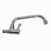 Grifo Vertical Universal Giratorio de Cuello Largo para Agua Única Fregadero de Cocina Fregadero para Verduras Purificación de Agua Grifo de Agua Fría Única