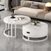 Mesa de centro de pizarra para uso doméstico, juego de mesas de centro para sala de estar, mesa de centro para apartamentos pequeños, mesa de centro de lujo ligero, estilo nórdico moderno simple, popular en línea