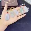 Jade Natural Tianshan Forma de Gota de Agua Wushi Pai Flor Flotante Colgante de Jade Joyería Collar Más Vendido Transmisión en Vivo Venta Directa de Fábrica