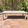 Mesa y Sillas de Comedor para Balcón Exterior Nórdico, Patio de Villa, Solárium, Jardín de Hotel, Muebles de Ocio al Aire Libre, Silla de Ratán de Cuerda