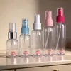 Fornecido diretamente pelo fabricante, frascos de spray pequenos, frascos recarregáveis portáteis, frascos vazios de viagem para cosméticos, 20-60ml
