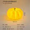 Jardín Paisajista Villa Farola Terraza Linterna de Calabaza Portátil Lámpara de Césped LED Solar Iluminación Exterior Estilo Europeo