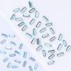 Mini Tira K9 para Nail Art 1*3mm Broca Retangular Fundo Plano Broca para Nail Art Cor Fina Super Brilho Acessórios para Nail Art