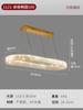 Lustre para Sala de Jantar Lâmpada de Cristal de Luxo Simples Moderna Lâmpada para Sala de Estar de Casa Lâmpada LED para Quarto Lâmpada Oval para Mesa de Bar