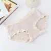 Hilo Nuevo Calzones Invisibles de Cintura Media Alta Elásticos Suaves para Niña Calzones Transpirables para Niña