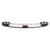 Acessórios para Carros Asa Traseira Modificada Spoiler Traseiro Lábio Traseiro Universal Defletor Decorativo Preto Fosco Prata