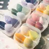 Esponja de Maquiagem, Puff Série Colorida Ultra Macio Embalado, Esponja de Uso Duplo para Aplicação Seca e Úmida, Conjunto de Esponjas de Maquiagem para Atacado, Formato de Gota d'Água