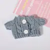 Ropa para muñeca de 10 cm, camiseta de manga corta, chaleco para muñeca, colección de atuendos para muñeca Labubu de 17 cm