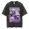 [Transfronterizo 230g] Camiseta Lavada de Anime Black Clover Calle Harajuku