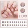 Unha falsa estilo derrill usando armadura internet laço vermelho nail art peças de unhas removível unha patch joias estilo francês