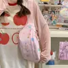 Bolsa de Peito Estampada com Estrelas, Fresca, Doce e Fofa para Mulheres, Nova Bolsa Transversal Esportiva Leve Estilo Floresta para Ciclismo